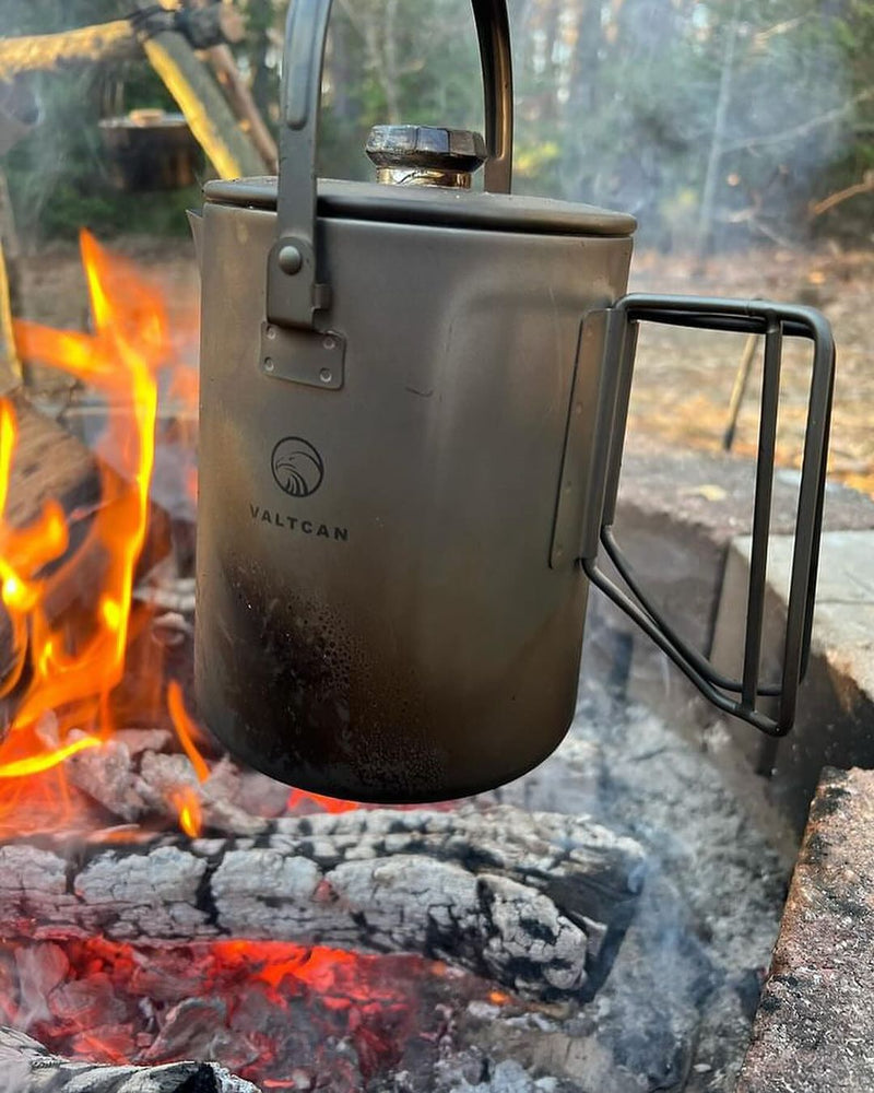 Load image into Gallery viewer, Titanium Coffee Percolator Taste Coffee, Not Metal · 1.5L · 6 Cups · 395g Ultralight
