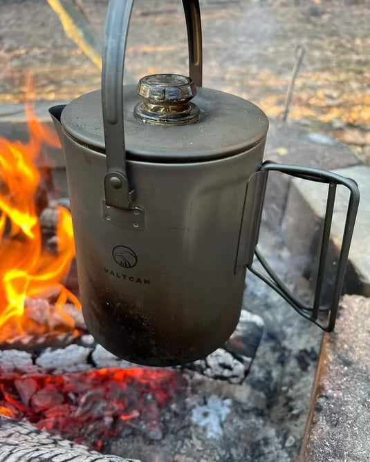 Titanium Coffee Percolator Taste Coffee, Not Metal · 1.5L · 6 Cups · 395g Ultralight