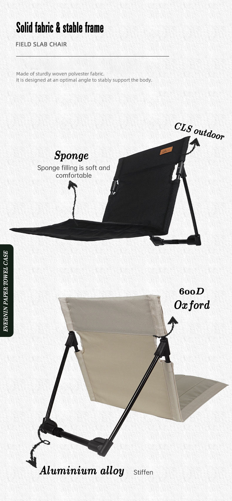 Load image into Gallery viewer, Outdoor camping backrest cushion chair portable folding chair tent leisure chair balcony park lawn picnic chair
