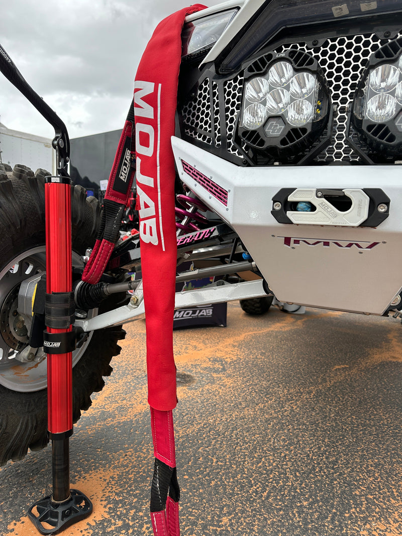 Load image into Gallery viewer, Side By Side / UTV Aluminum Recessed Winch Shackle with Fairlead Kit, closed latch (LIFE TIME WARRANTY*)
