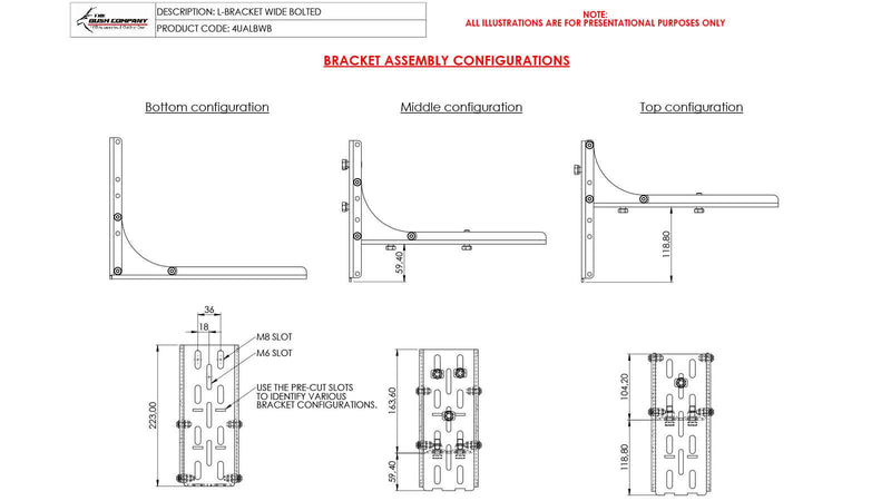 Load image into Gallery viewer, The Bush Company Awning Heavy Duty L Bracket
