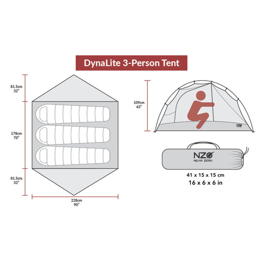 3P DynaLite Tent