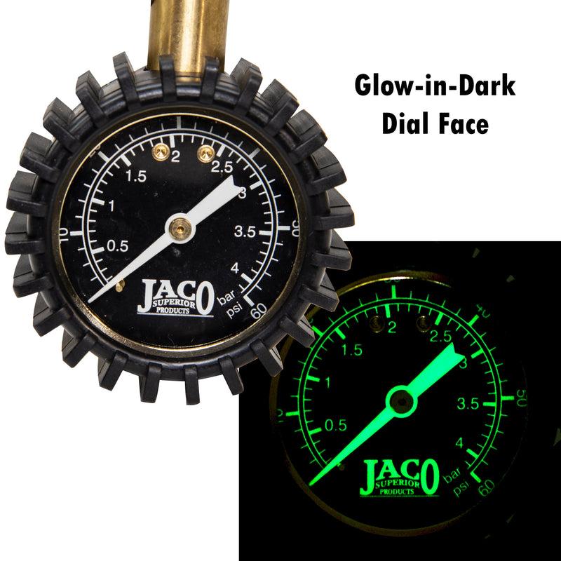 Load image into Gallery viewer, BikePro™ Presta Tire Pressure Gauge - 60 PSI | Presta &amp; Schrader (Mountain Bikes)
