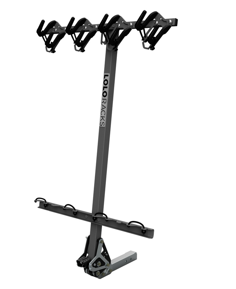 Load image into Gallery viewer, Lolo Racks 4 Bike Rack with Foot Activated Tilt

