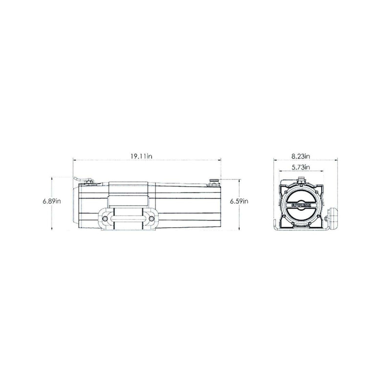 Load image into Gallery viewer, Superwinch S5500 Winch w/ Steel Wire Rope
