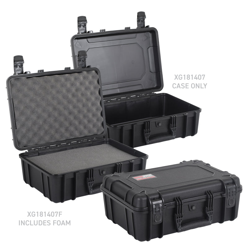 Load image into Gallery viewer, Go Rhino XVenture Gear Hard Case w/Foam - Medium 18in. / Lockable / IP67 - Tex. Black
