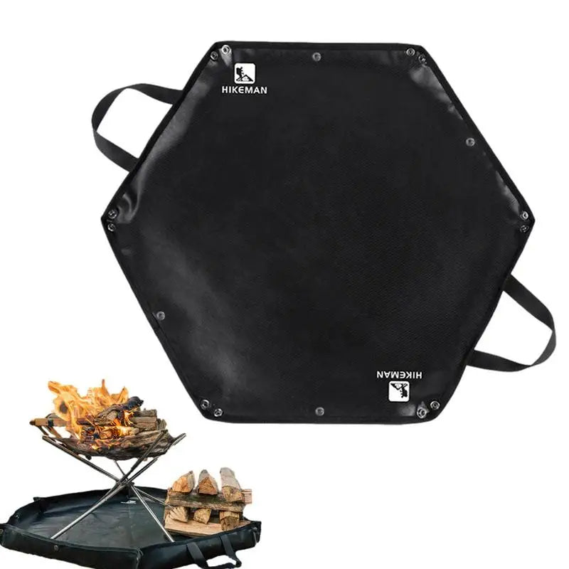 Load image into Gallery viewer, Camping Fireproof Mat Hexagonal Folding Heat Resistant Flame Retardant Insulation Pad Stove Anti Flame Padding Camping Supplies
