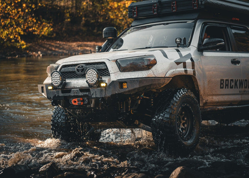 Load image into Gallery viewer, Toyota 4Runner 5th Gen (2010-2024) Hi-Lite Overland Front Bumper [No Bull Bar]
