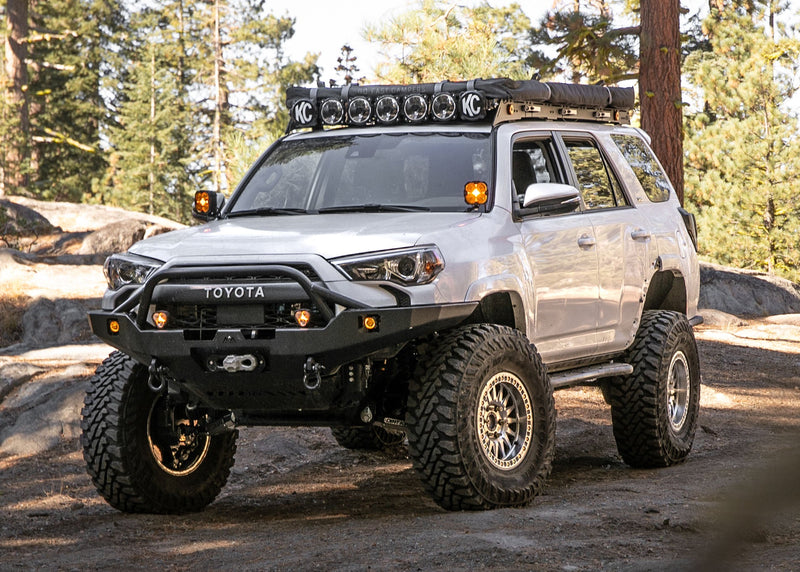 Load image into Gallery viewer, Toyota 4Runner 5th Gen (2010-2024) Hi-Lite Overland Front Bumper [PreRunner Bull Bar]
