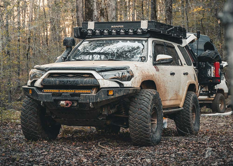 Load image into Gallery viewer, Toyota 4Runner 5th Gen (2010-2024) Hi-Lite Overland Front Bumper [No Bull Bar]
