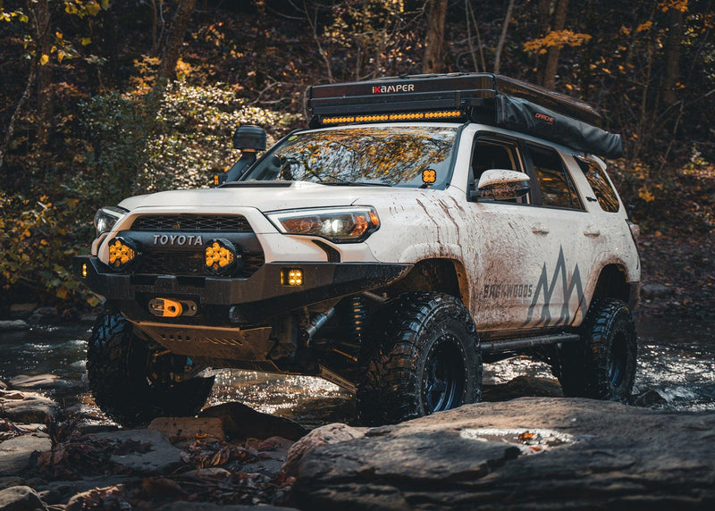 Load image into Gallery viewer, Toyota 4Runner 5th Gen (2010-2024) Hi-Lite Overland Front Bumper [No Bull Bar]
