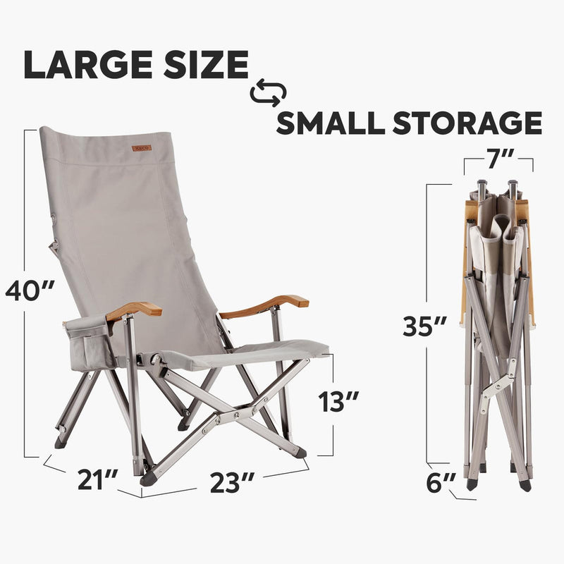 Load image into Gallery viewer, Hi1600L Folding Camping Chairs for Outside| ICECO
