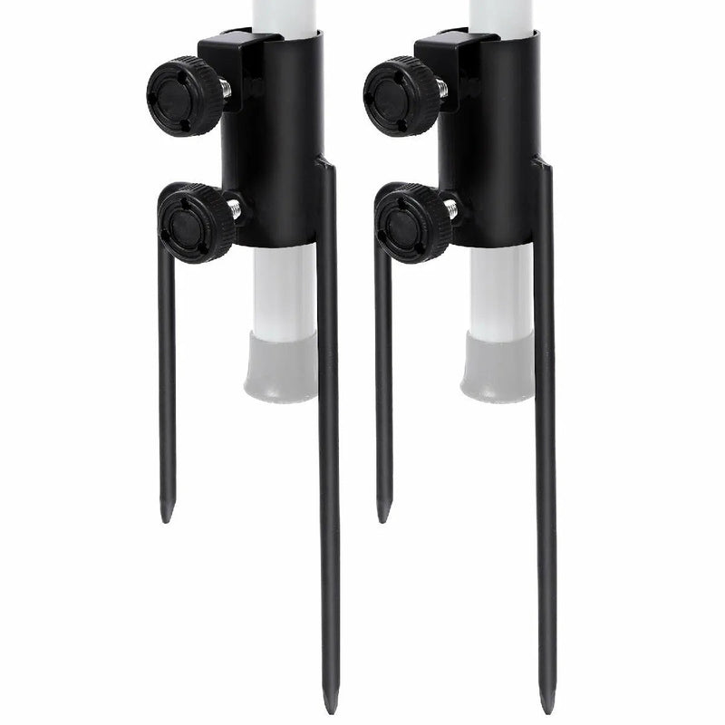 Load image into Gallery viewer, 2 Pack Camping Tent Rod Holder with Stakes
