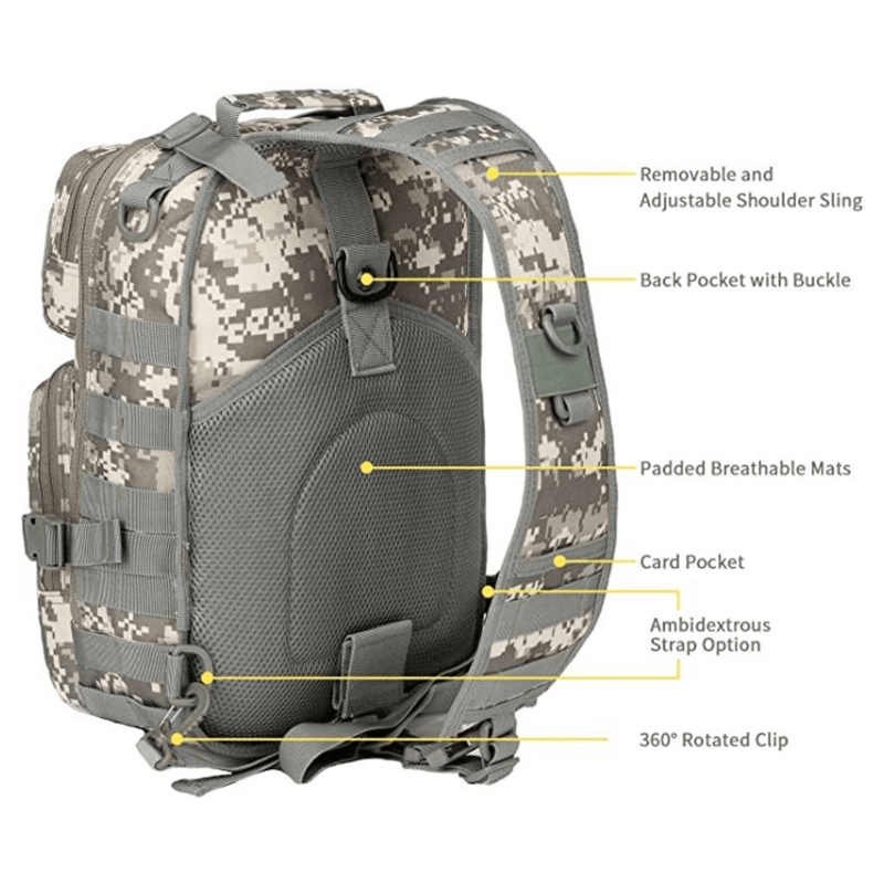 Load image into Gallery viewer, Tactical Medium 15L Sling Backpack Range Bag
