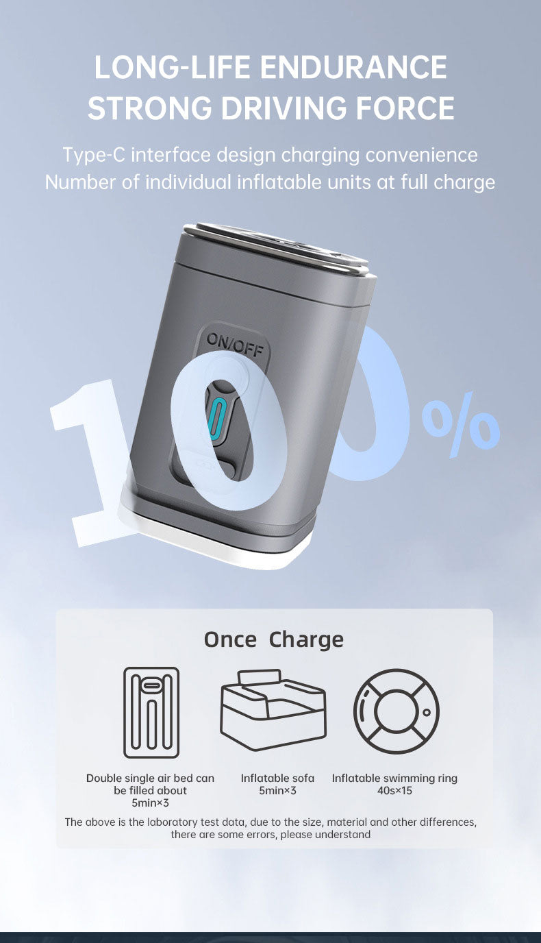 Load image into Gallery viewer, Mini USB Air Pump Electric Vacuum Pump Storage Compression Micro Suction Pump Portable Outdoor Travel Home
