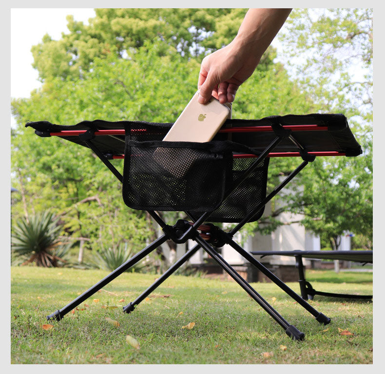 Load image into Gallery viewer, Ultra Light Folding Table Outdoor Camping Camping Car Portable Barbecue Picnic Cup Hole Mobile Phone Bag Small Table
