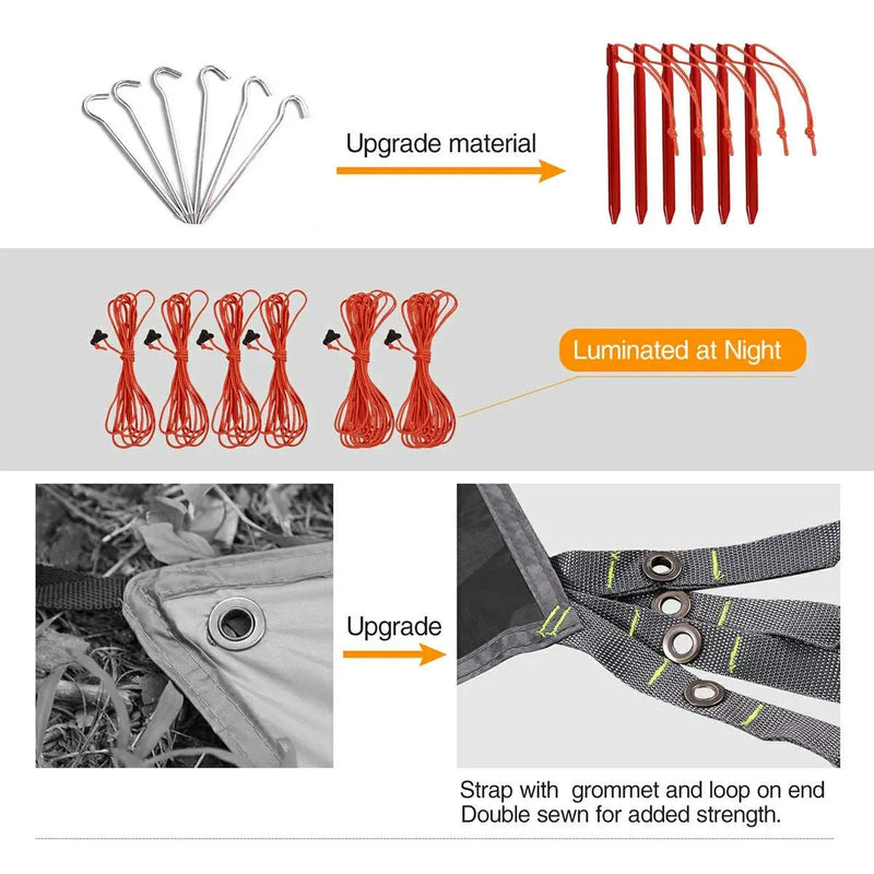 Load image into Gallery viewer, Lightweight Camping Tarp,Waterproof Tarp Shelter
