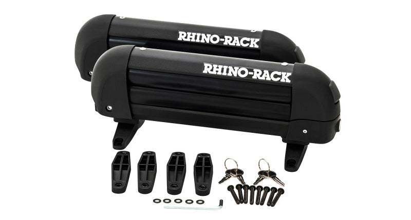 Load image into Gallery viewer, Rhino-Rack Universal Ski Carrier - Fits 2 Pairs of Skis - Black
