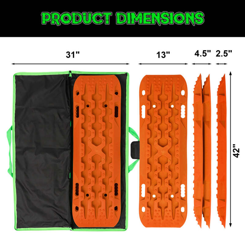 Load image into Gallery viewer, Rhino USA Recovery Traction Boards - Orange (Pair)
