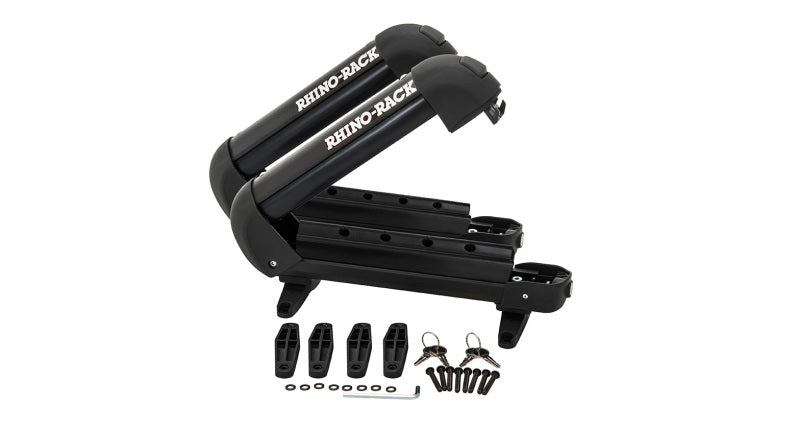 Load image into Gallery viewer, Rhino-Rack Universal Ski Carrier - Fits 2 Pairs of Skis - Black
