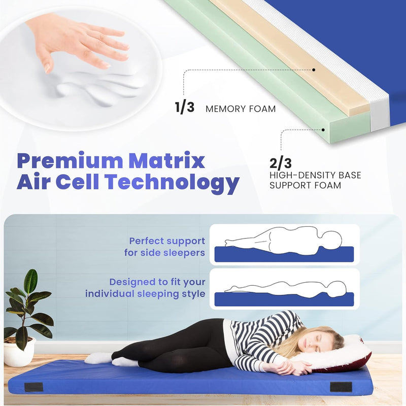 Load image into Gallery viewer, Matrix Air-Cell Memory Foam Camping Mattress
