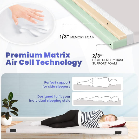 Matrix Air-Cell Memory Foam Camping Mattress