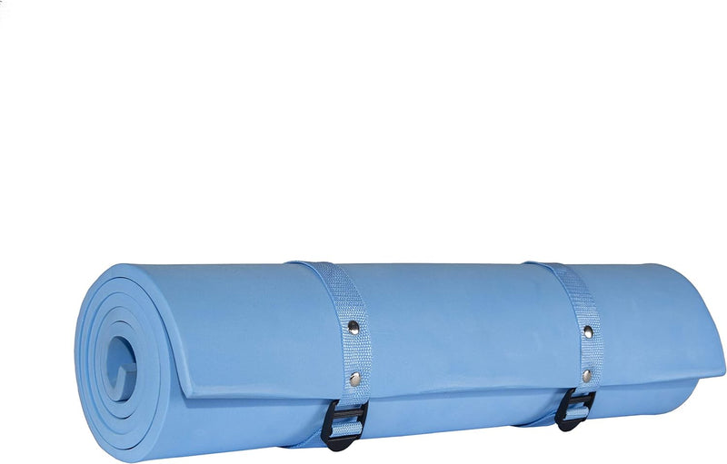 Load image into Gallery viewer, Stansport Packlite Sleeping Pad - Blue - Deluxe - 72 x 19 x 5/8
