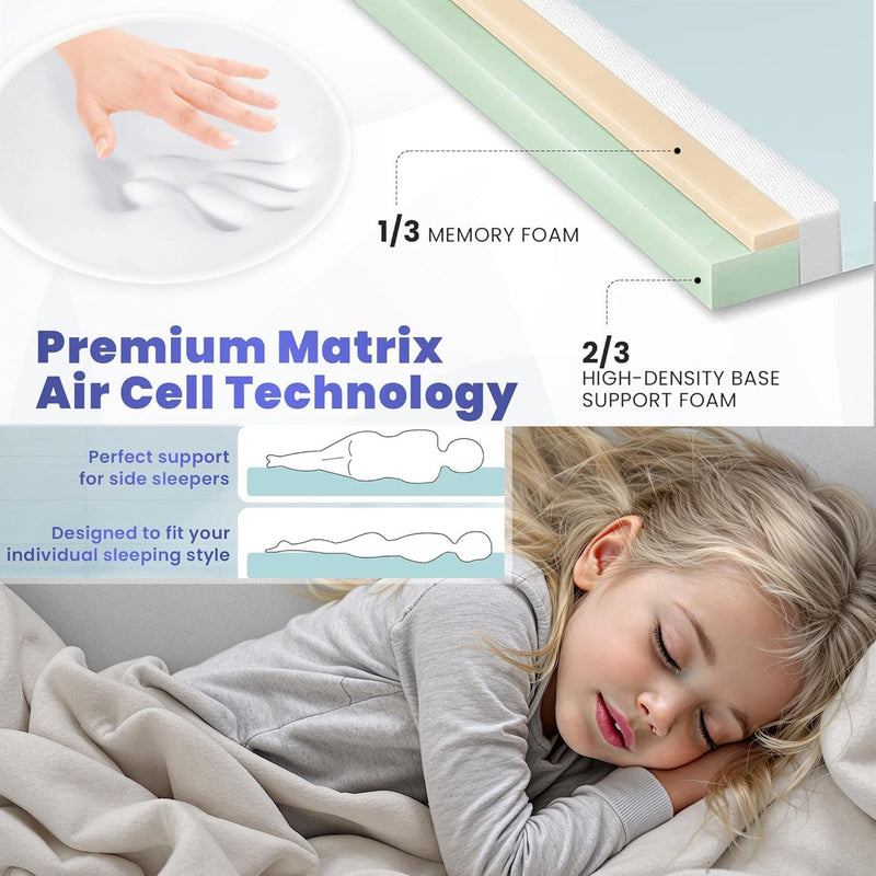 Load image into Gallery viewer, Matrix Air-Cell Memory Foam Camping Mattress
