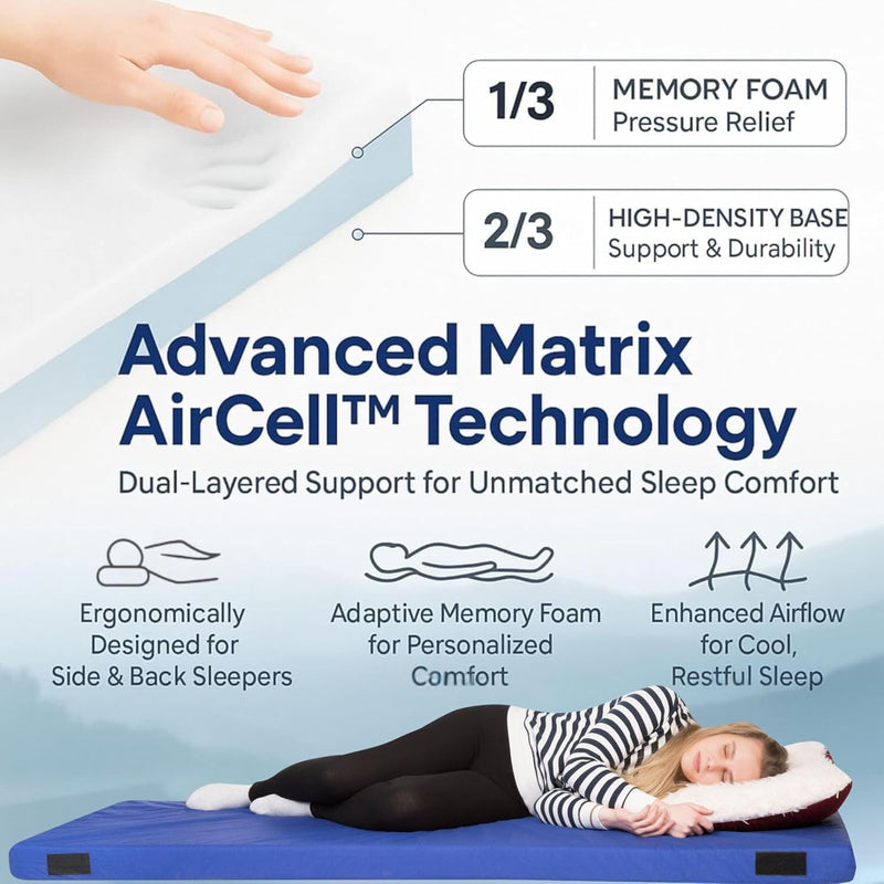 Load image into Gallery viewer, Matrix Air-Cell Memory Foam Camping Mattress
