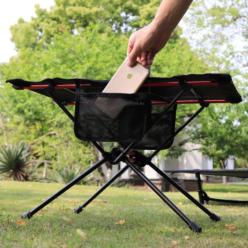 Load image into Gallery viewer, Ultra Light Folding Table Outdoor Camping Camping Car Portable Barbecue Picnic Cup Hole Mobile Phone Bag Small Table
