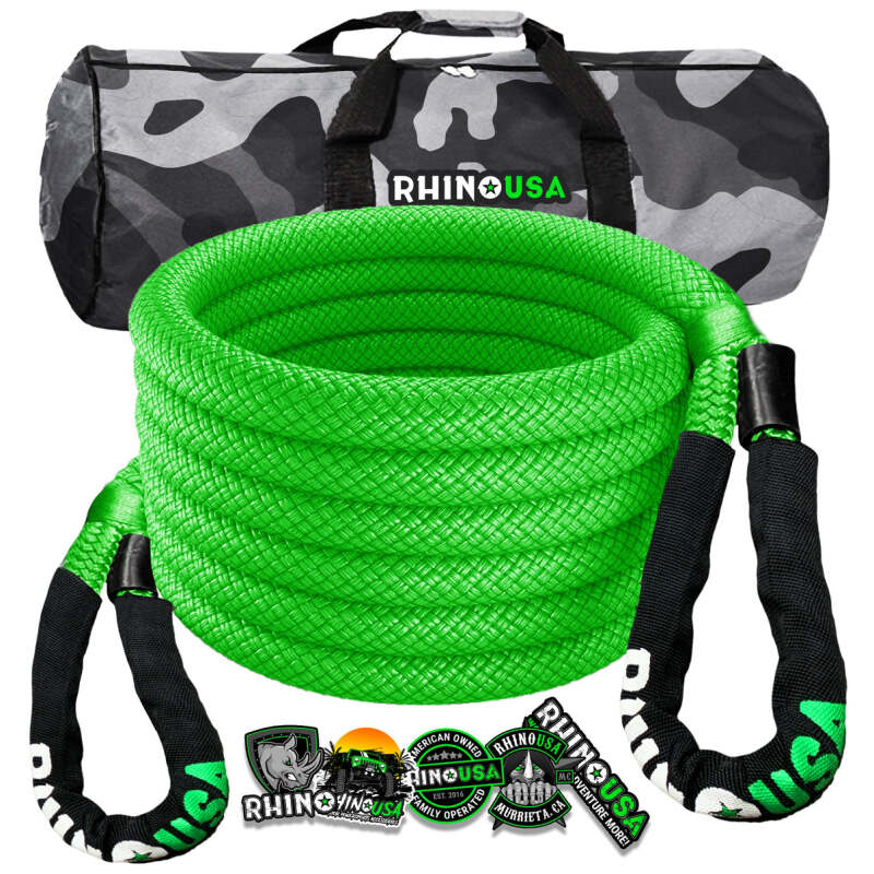 Load image into Gallery viewer, Rhino USA Kinetic Energy Recovery Rope (5/8In X 20Ft) Green
