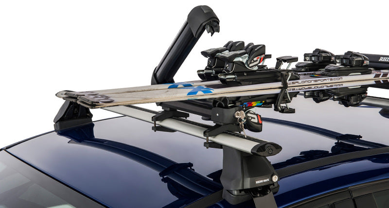 Load image into Gallery viewer, Rhino-Rack Universal Ski Carrier - Fits 2 Pairs of Skis - Black
