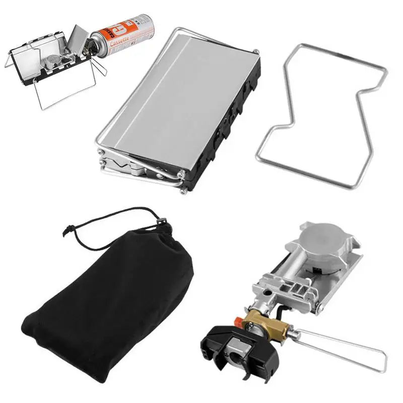 Load image into Gallery viewer, Portable Folding Mini Cassette Stove Windproof 2600W Camping Gas Stove Foldable Burner Boiled Water Stove For Camping Supplies
