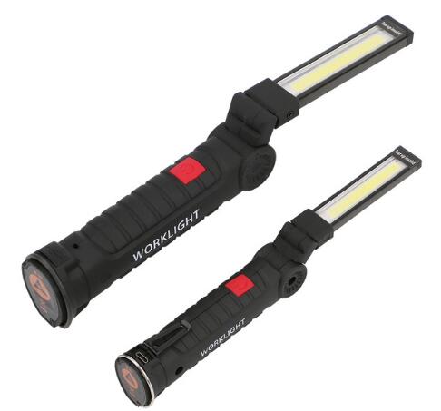 Load image into Gallery viewer, COB LED Multifunction Flashlight Hand Torch With Magnet Hook Built-in Battery
