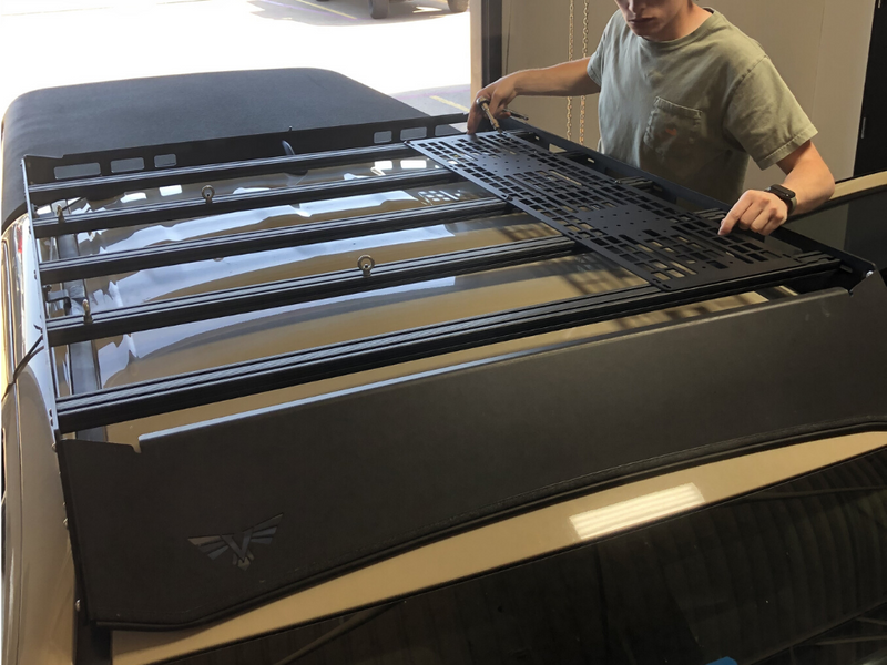 Load image into Gallery viewer, Victory 4x4 Roof Rack Mounted MOLLE Gear Panel
