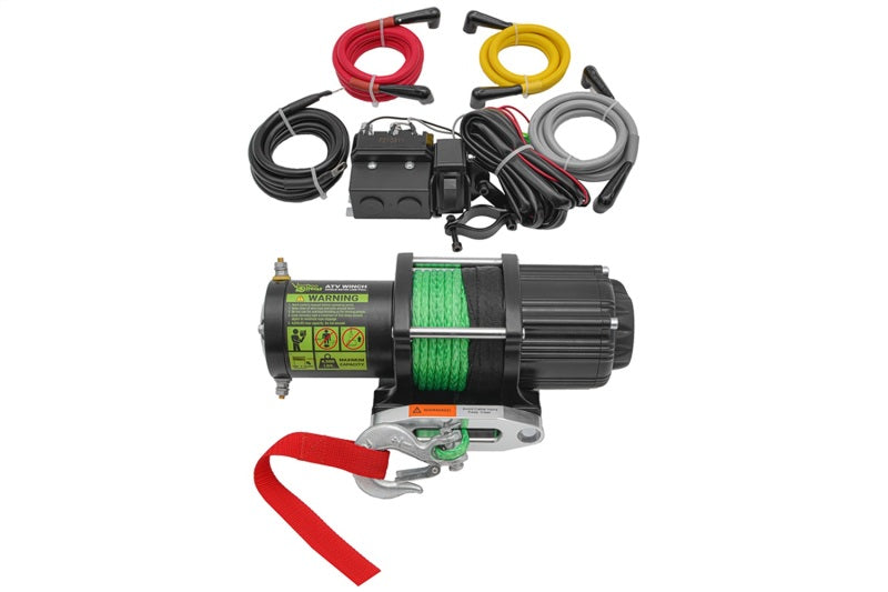 Load image into Gallery viewer, Voodoo Offroad Summoner 4500lb UTV Winch w/ 50ft Synthetic Rope
