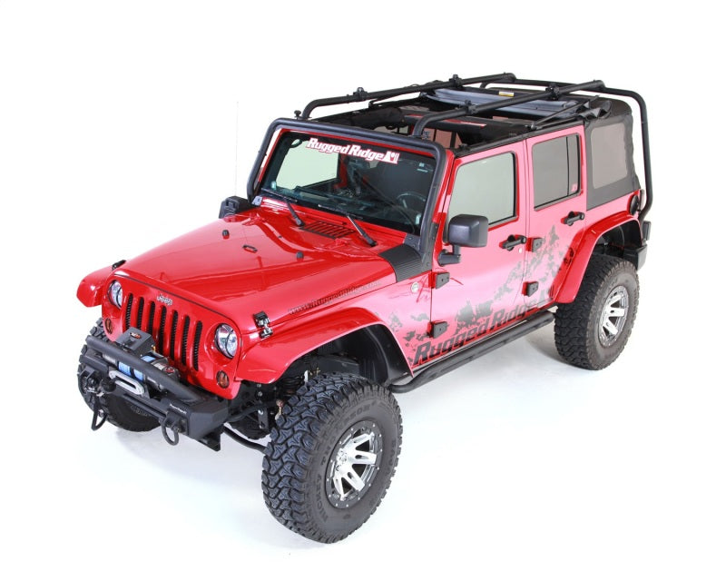 Load image into Gallery viewer, Rugged Ridge Sherpa Roof Rack 2007-2018 Jeep 4-Door Jeep Wrangler
