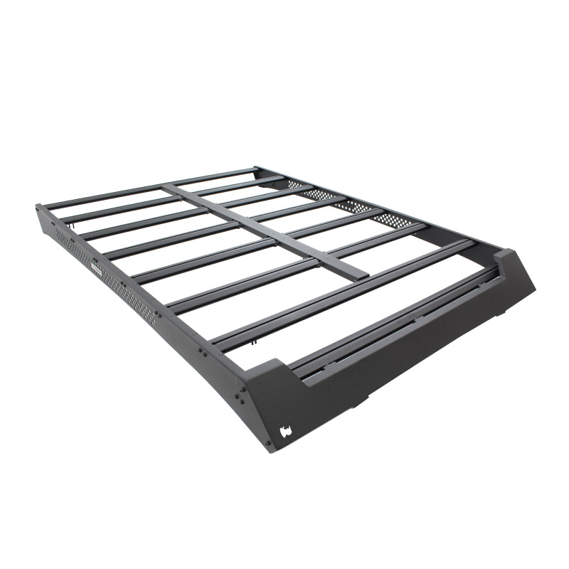 Load image into Gallery viewer, Go Rhino 22-23 Toyota Tundra CrewMax Ceros Low Profile Roof Rack - Tex. Blk
