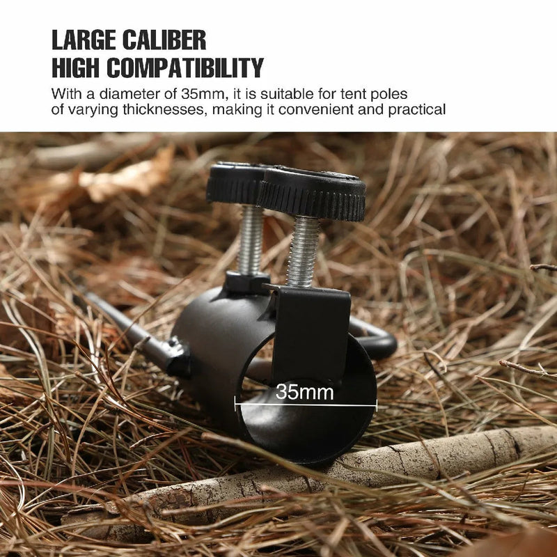 Load image into Gallery viewer, 2 Pack Camping Tent Rod Holder with Stakes
