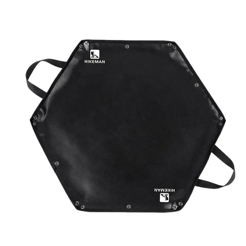 Load image into Gallery viewer, Camping Fireproof Mat Hexagonal Folding Heat Resistant Flame Retardant Insulation Pad Stove Anti Flame Padding Camping Supplies
