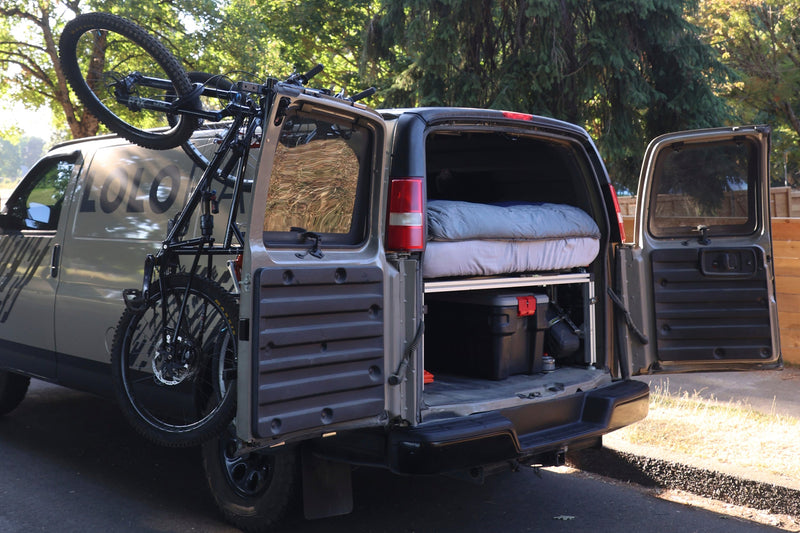 Load image into Gallery viewer, Bike Rack Kit for Rear Ladder Lolo Racks Rad Lad
