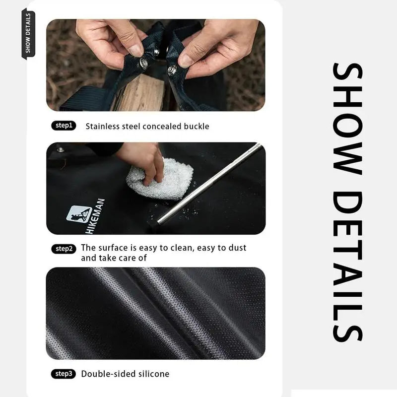 Load image into Gallery viewer, Camping Fireproof Mat Hexagonal Folding Heat Resistant Flame Retardant Insulation Pad Stove Anti Flame Padding Camping Supplies
