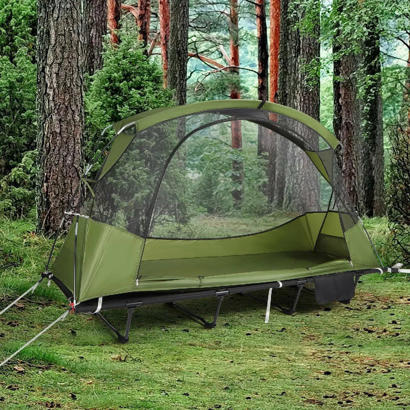 Load image into Gallery viewer, Ultralight Camping Cot for sleeping
