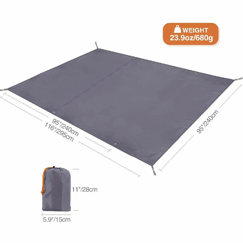 Load image into Gallery viewer, Waterproof Camping Tent Tarp, Multifunctional Tent Footprint
