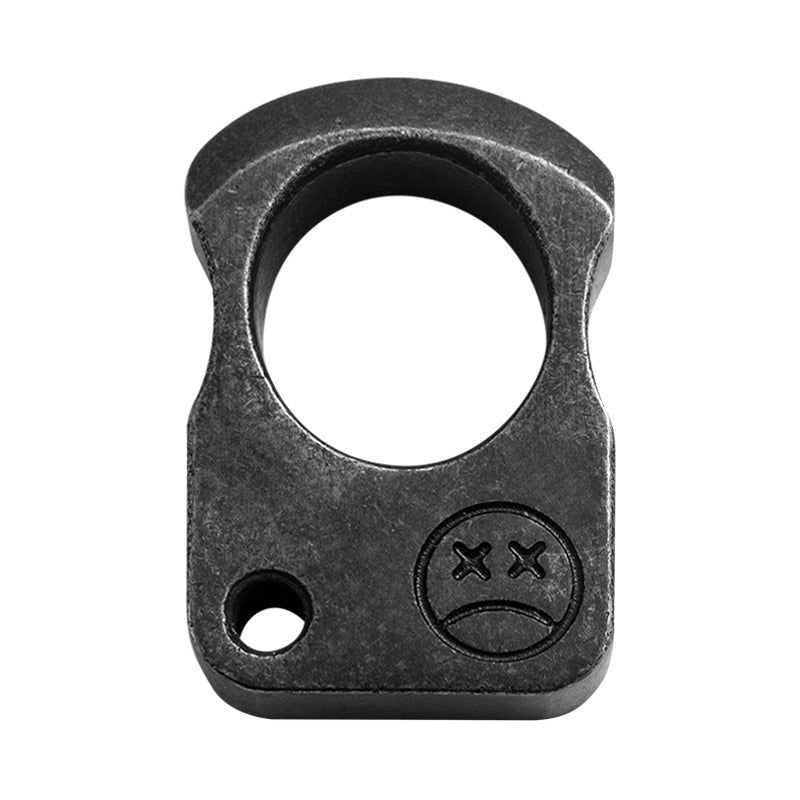 Load image into Gallery viewer, Alloy Steel Outdoor Survival Tool EDC Tactical Tool Multifunctional Ring Pendant Ring Pendant Window Breaker Titanium Edc
