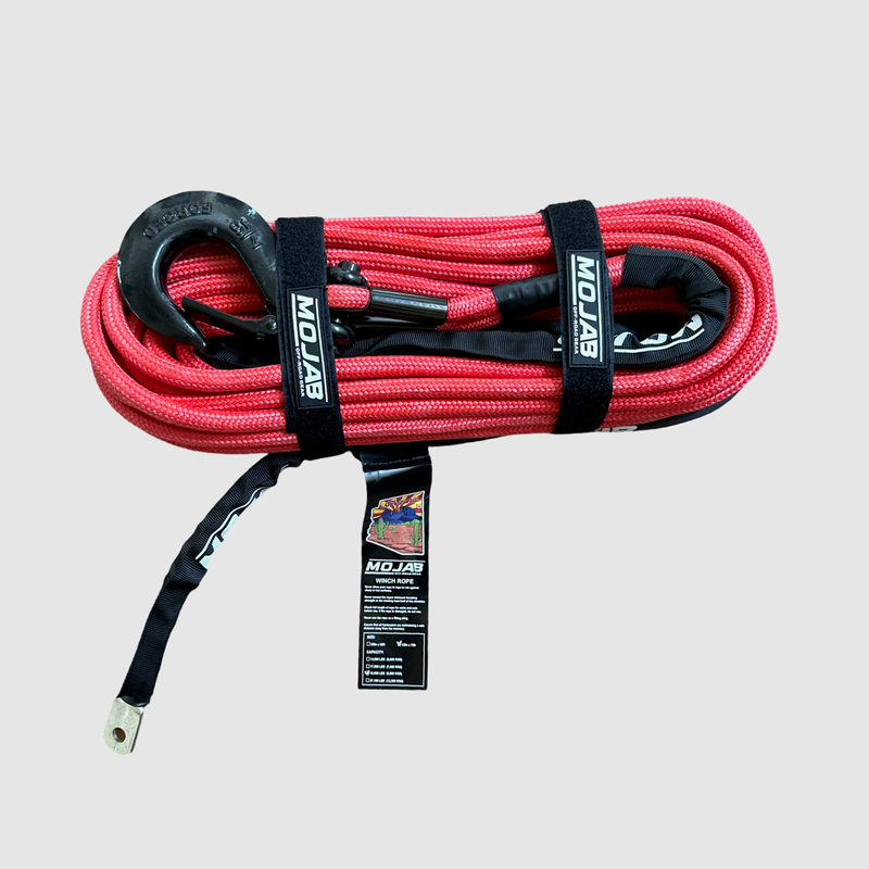 Load image into Gallery viewer, 1/2&#39;&#39; x 78&#39; Double Braided Winch Rope with removeable forged winch hook
