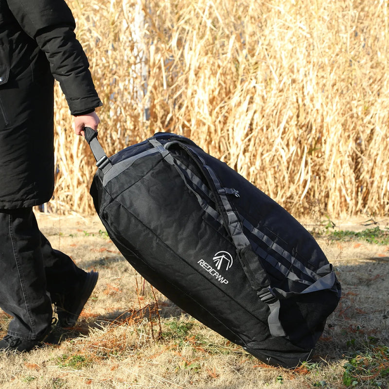 Load image into Gallery viewer, Large Duffle Bag with Wheels and Backpack Straps 100/120/140L
