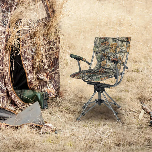 REDCAMP 360 Degree Swivel Hunting Chair for Blinds