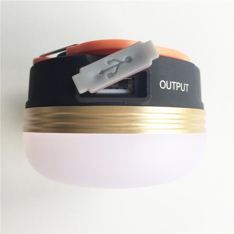 Load image into Gallery viewer, Mini Portable Camping Lights 3W LED Waterproof Tents Lamp Night Hanging lamp USB Rechargeable
