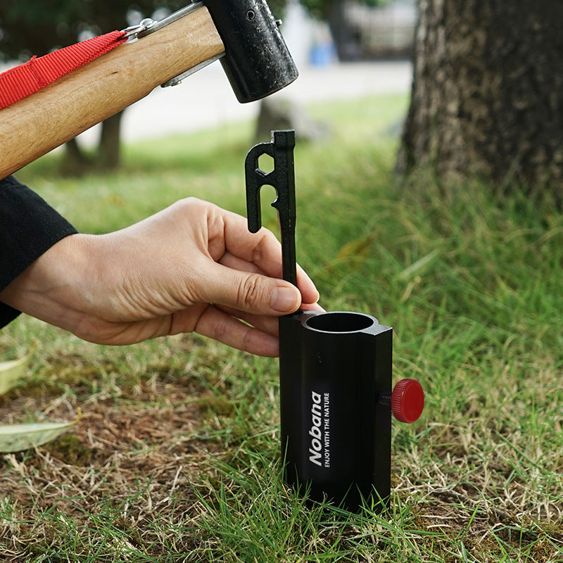 Load image into Gallery viewer, Outdoor Camping Awning Rod Fixer Tent Accessories Bracket Support Rod Fixed Pipe Holder Fishing Umbrella Adjusting Base
